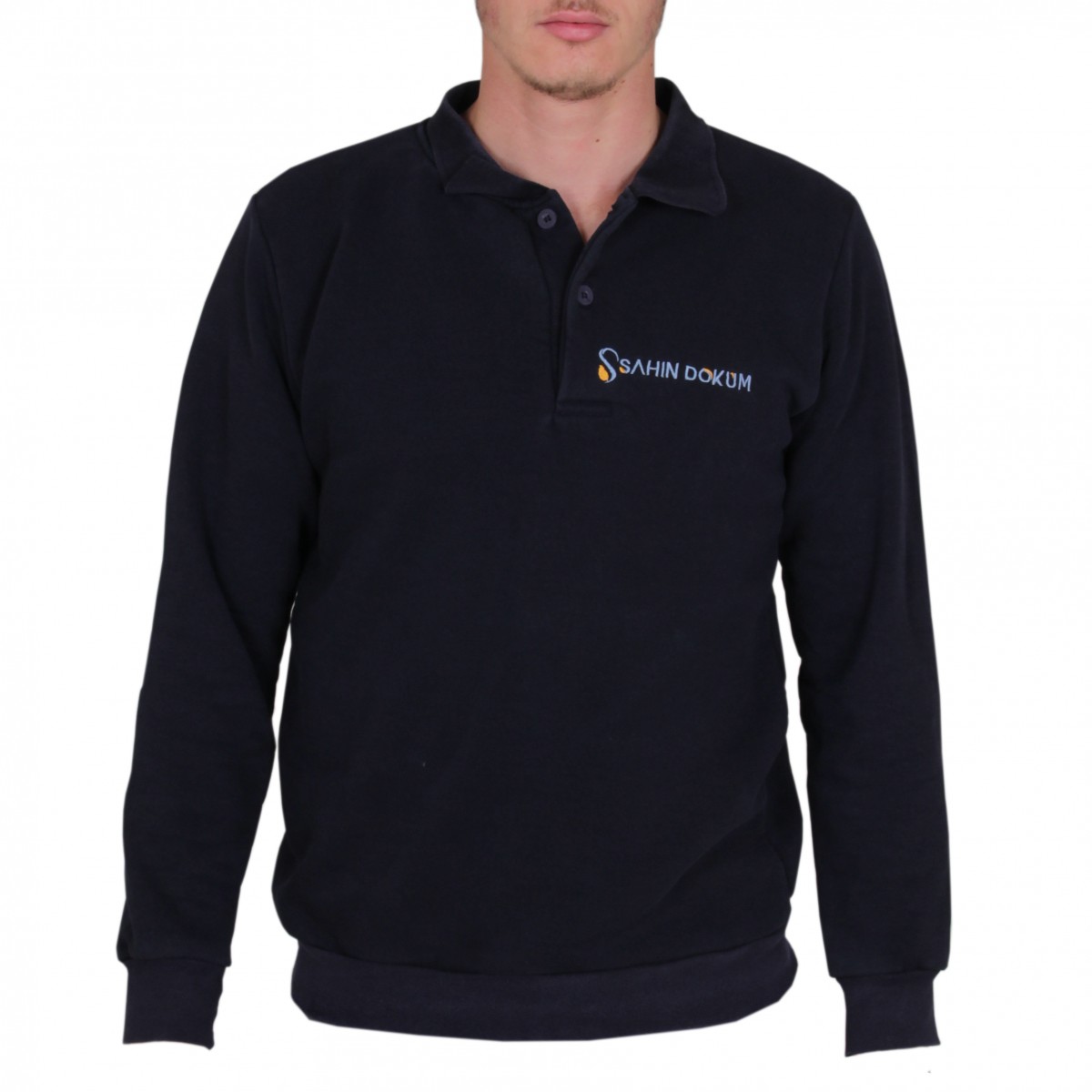 Polo Yaka Sweatshirt